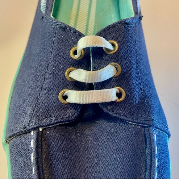 KEDS Women's Navy Blue Canvas Sneakers Casual Comfort Shoes Low Top Size 8.5 - Picture 9 of 16
